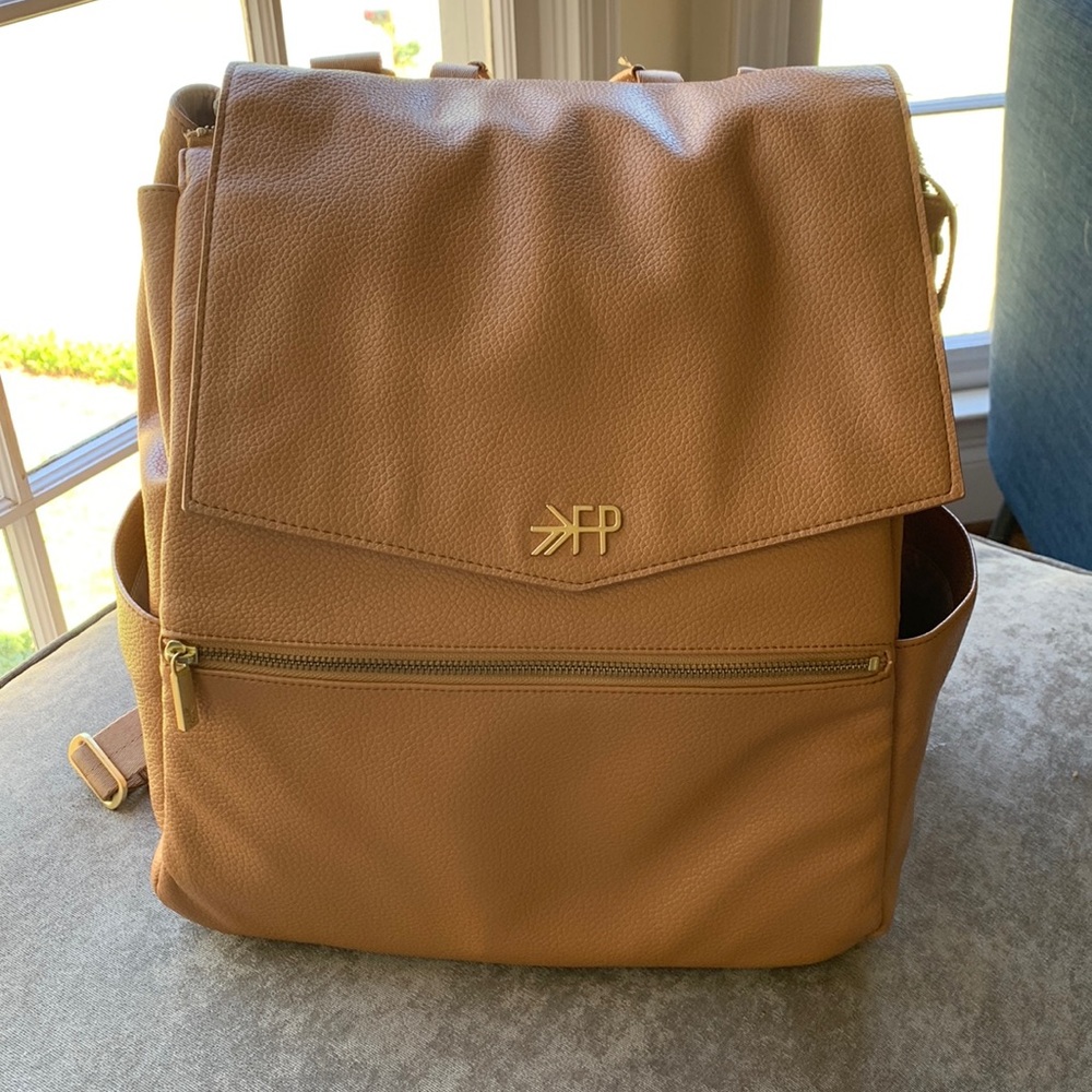 Freshly Picked Classic Full Size Diaper bag Camel